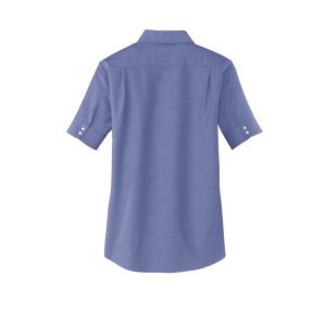 Port Authority Women's Short Sleeve SuperPro Oxford Shirt.