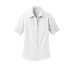 Port Authority Women's Short Sleeve SuperPro Oxford Shirt.