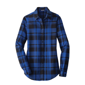 Port Authority Women's Plaid Flannel Tunic .