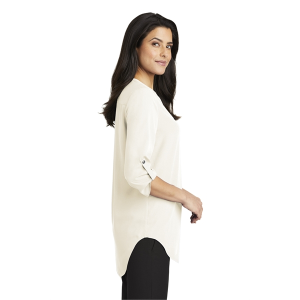 Port Authority Women's 3/4-Sleeve Tunic Blouse.