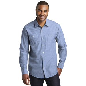 Port Authority® Slub Chambray Shirt - Men's