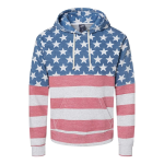 J. America Triblend Fleece Hooded Sweatshirt